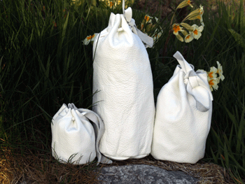 white bushcraft bags